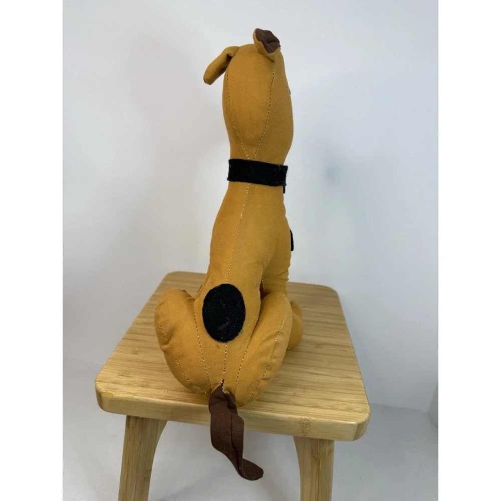 Scooby Doo Vintage‎ Plush Standing Up 1970 Fabric Eyes Collar RARE Stuffed Toy
